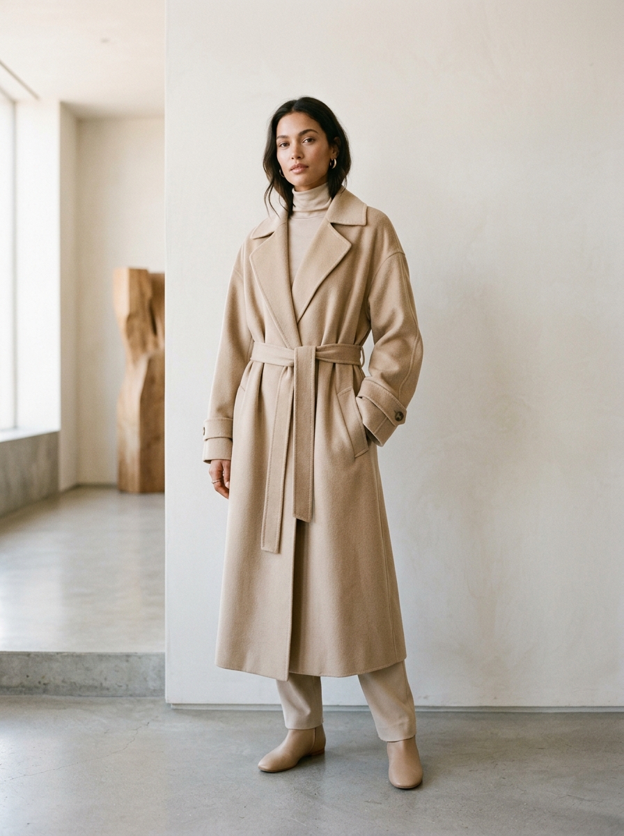 Cashmere Trench Coat
